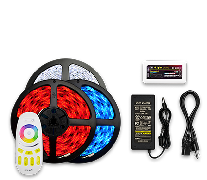 multi zone rf led strips and bulbs